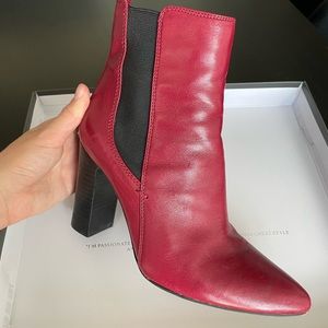 Red Vince CAMUTO Booties